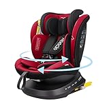 Reecle 360° Drehbar i-Size Kindersitz mit ISOFIX 40-150 cm (0-36 kg)...