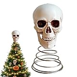 Halloween Baumschmuck - Gruselige Skelett Baumspitze Deko | Gotische...