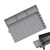 Sghtil Silikon-Tisch an der Seite, Grill-Seitenablage | Silikonmatte für...