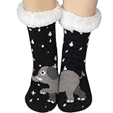 Kuschelsocken Damen 39-42, Thermosocken Hüttensocken Wintersocken für...