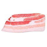 PODSJD Bacon Kissen & Decke Haustier - Weich & Bequem, Waschbar & Tragbar,...