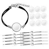 MAJORMENCH 10 Stück Armband Lünette mit Cabochons DIY Armbänder...