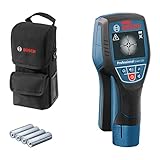 Bosch Professional Ortungsgerät D-tect 120 (4 x AA Batterien, max....