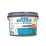 anTon Silikat Fassadenfarbe Premium Weiß (5 Liters)