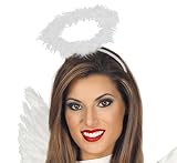 FIESTAS GUIRCA | Weißer Engel Haarreif mit Heiligenschein...