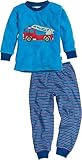 Playshoes Unisex Kinder 411503 Schlafanzug Frottee Feuerwehr, 7 - Blau, 104...