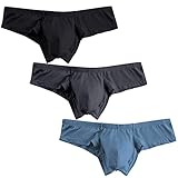 PHOLEEY Unterhosen Männer Slip Unterwäsche Herren Micro Modal Slips...