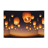 Chinesische fliegende Laternen Banner/Hängeflagge, für alle Jahreszeiten,...