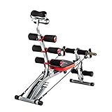 TechFit Multifunktionsbank bauchtrainer für zuhause - Revolutionäre...