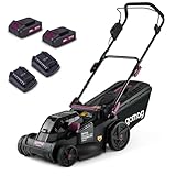 Gomag Akku Rasenmäher RSM380BL XL-Set | 38cm Schnittbreite | für 450-500...