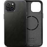 kingflag Premium-Lederhülle für iPhone 14 6,1 Zoll aus ölgewachstem...