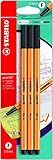 Fineliner - STABILO point 88 - 3er Pack - schwarz