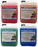 FABA Flüssigwaschmittel Konzentrat Vollwaschmittel 4x5 L bunt rot orange...
