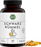 Schwarzkümmelöl Kapseln BIO 180 Stück vegane Kapseln I ägyptisch -...