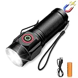 flintronic LED Taschenlampe Mini Extrem Hell, Extrem Hell Zoombare Mini...