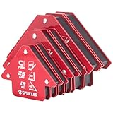 Spurtar Schweißmagnet Set, 6 Stück (34KGx2+23KGx2+13KGx2) Starke...