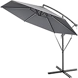 Kingsleeve® Sonnenschirm UV Schutz 80+ Ø 300 cm Groß mit Ständer...