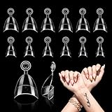240 Stück Nail Tips 12 Größen Short Straight Square Kurze Nagelspitzen...