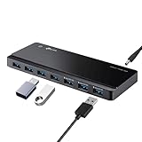 TP-Link UH700 USB 3.0 Hub mit Stromversorgung, 7-Port USB Verteiler &...