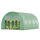 VOUNOT® Gewächshaus Foliengewächshaus Winterfest Tomatenhaus...