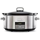 Crock-Pot Digital-Schongarer Slow Cooker | einstellbare Garzeit | 7,5 Liter...