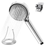 Duschkopf mit Schlauch-Hochdruck Dusche Sparduschkopf, Chrome 5 Strahlarten...