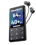 MP3 Player Bluetooth | MP3-Player Kinder mit Lautsprecher & Kopfhörer |...