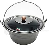 GRILLPLANET Gulaschkessel 15 Liter Eisen und Deckel, original in Ungarn...