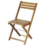 Riess Ambiente Outdoor Balkon Stuhl Bali - Akazienholz - Natur Honey -...