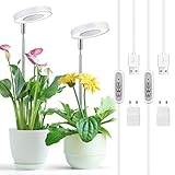 Cieex 2 Stück Pflanzenlampe Led Vollspektrum, Pflanzenlampe für...