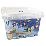 Feuchtmann 628.0544 - Kinder Soft Knete Knetpresse, 4 Dosen mit je 150 g,...