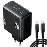 INIU 100W USB C Ladegerät, Laptop Schnellladegerät mit USB C Kabel, GaN...