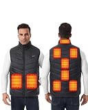 Choristry beheizte Weste Männer Frauen Unisex 9 Kohlefaser Heizbereich...