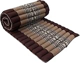 GURU SHOP Rollbare Thaimatte, Bodenmatte mit Kapokfüllung -...