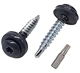 30 Stück Metall-Dachschrauben Torx 4,8x35 mm Selbstbohrende Schrauben...