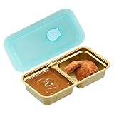 Acunny Behälter aus Edelstahl, Lebensmittelbehälter mit Deckel, für...