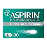 Aspirin 500 mg überzogene Tabletten - Kopfschmerztabletten bei leichten...