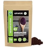 Alpi Nature Aronia Pulver BIO 100g, Aroniabeeren bio gemahlen, Aroniabeeren...