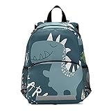 ISAOA Kleinkind-Rucksack mit Zügeln für Jungen, niedlicher Dinosaurier,...