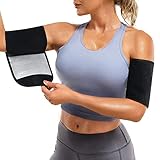 Bingrong Damen Sauna Effekt Thermo Schweiß Arm Bands Trimmer Arm Former...