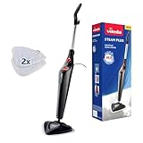 Vileda Steam Plus Dampfreiniger mit 2 Mikrofaserpads | Hygienischer...