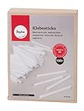 Rayher Klebesticks, Länge 100 mm, 7 mm ø, farblos, 100 Stück, für...