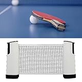 Ausziehbares Tischtennisnetz Tragbares Tischtennis Netz Retractable Ping...