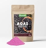 Biomatea Acai Beeren Pulver – 100% rein – Ohne Zusätze, Vegan,...