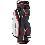 COSTWAY Golfbag, leichtes Golf Cart Bag, mit Regenhaube, 14er Einteilung...