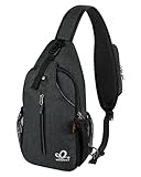 WATERFLY Sling Rucksack Sling Bag Schulterrucksack Umhängetasche...