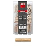 TOX Holzdübel Miniset Boltfix wood, Gr. 6x30 mm (100 Stk.), 8x40 mm (50...