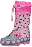 Playshoes Unisex Kinder Gummistiefel Zugband Regenstiefel, Katze, 31 EU