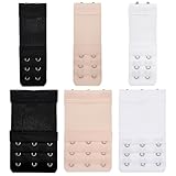 UXOIEPIO Bh Verlängerung 6 Stück - 3 Haken & 2 Haken - Weiß Schwarz...