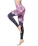 HAPYWER Yoga Leggings Damen High Waist Yogahose Bunt Gym Sport Leggings...